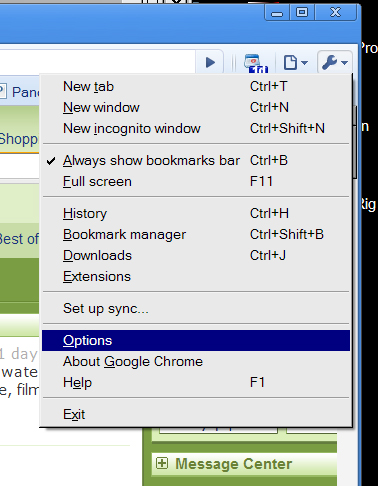 goto options